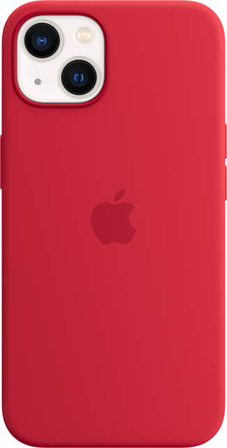 Apple Silicone Case with MagSafe - iPhone 13 - Product Red